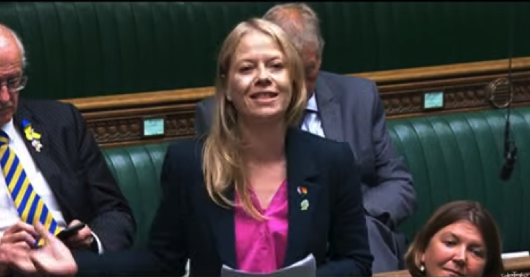 Sian Berry speaking in Parliament